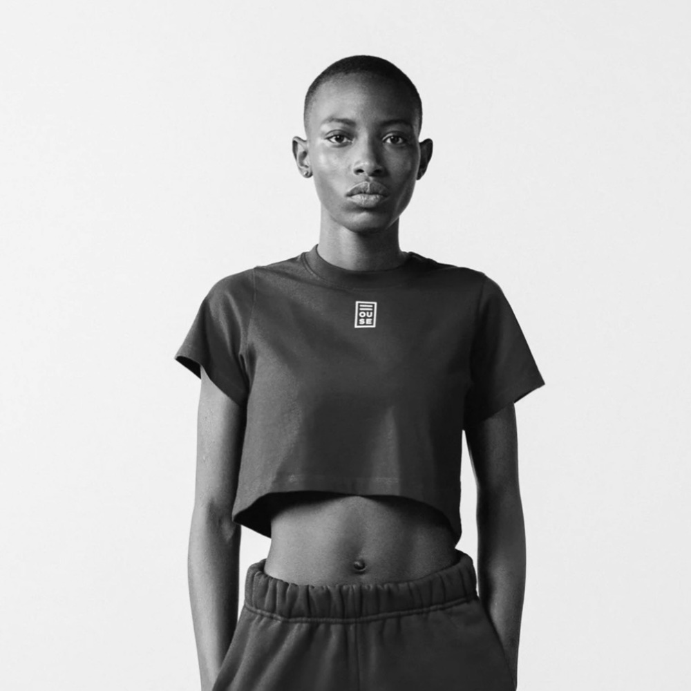 🖤 HOUSE iD CONCEPTS Black Crop Top